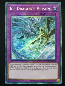 Ice Dragon's Prison RA01 Platinum Rare - 1st ed Yugioh Card #RN - Image 1