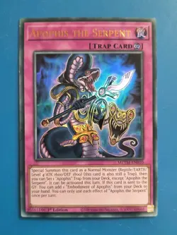 Lightly played Yugioh Apophis the Serpent MZTM-EN010 Ultra Rare 1st Edition - Image 1