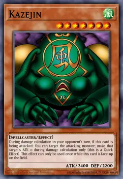 Kazejin SGX2-END08 1st ED NM Yu-Gi-Oh! SECRET RARE - Image 1