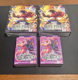 One Piece Card Game Start Deck Purple Monkey D. Luffy Black 3D2Y Set - Image 1
