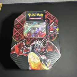 Pokemon Scarlet & Violet Paldean Fates Charizard EX Tin NEW SEALED - Image 1