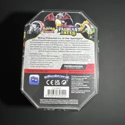Pokemon Scarlet & Violet Paldean Fates Charizard EX Tin NEW SEALED - Image 2