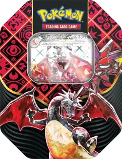 Pokemon Scarlet & Violet Paldean Fates Charizard EX Tin NEW SEALED - Image 1