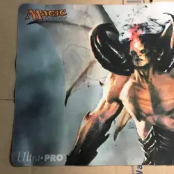 Official Ultra Pro/WOTC Playmat - Griselbrand play mat mtg used - Image 5