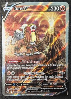 2023 Pokemon SWSH Crown Zenith Entei V Galarian Gallery #GG36/GG70 [eBay] - Image 1