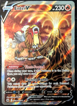 2023 Pokemon SWSH Crown Zenith Entei V Galarian Gallery #GG36/GG70 [eBay] - Image 3