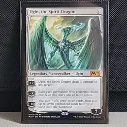 MTG Ugin, the Spirit Dragon Core Set 2021 NM-Mint Condition - Image 1