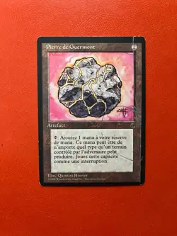 MTG - 1x Fellwar Stone - FBB French - signed by Quinton Hoover - Image 1