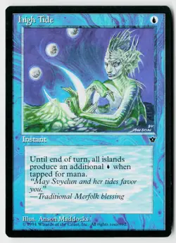 MTG Fallen Empires # High Tide (Maddocks) Lightly played - Image 1