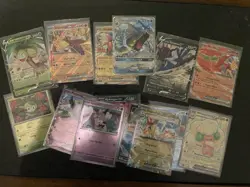 Pokemon Lot Of 14 Cards, Gx, Ex, Pokeball, All Rare - Image 1