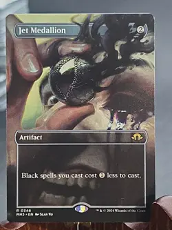 Jet Medallion (Borderless) Modern Horizons 3 MTG Regular Near Mint - Image 1
