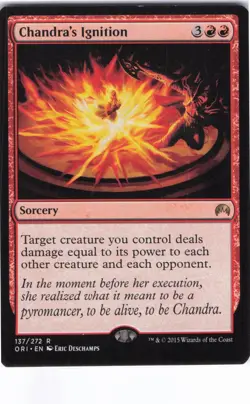 CHANDRA'S IGNITION 137 RARE MAGIC: THE GATHERING - Image 1