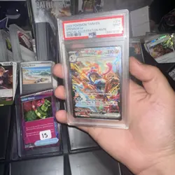 2024 POKEMON TWM EN-TWILIGHT MASQUERADE #214 GRENINJA EX PSA 9 - Image 2