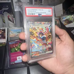2024 POKEMON TWM EN-TWILIGHT MASQUERADE #214 GRENINJA EX PSA 9 - Image 4