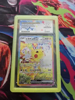 Pikachu EX 132/106 Sv8: Super Electric Breaker Holo (Japanese) Ace 10 - Image 1