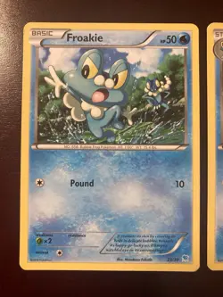 Froakie 23/30 & Frogadier 6/30 Trainer Kit Linking Connected Art Pokemon Card - Image 2