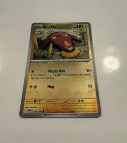 Stunfisk 035/086 Poke Ball Pattern White Flare Pokemon TCG - Image 1