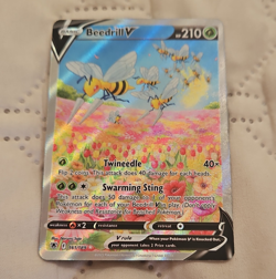 The Pokemon Company Beedrill V 161/189 Ultra Rare Full Art Holo ENG 210HP - Image 1