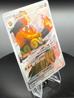 Emboar 098/086 NM White Flare Illustration Rare Pokemon Card TCG - Image 2