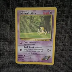 Pokemon TCG Sabrina's Abra Gym Challenge 94/132 2000 Excellent - Image 1
