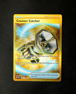 Pokemon Card TCG - Counter Catcher 264/182 Paradox Rift - Hyper Rare Gold - NM ⭐ - Image 1