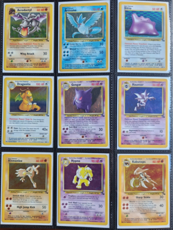 Pokemon Fossil 100% Complete Master Set 62/62 WOTC Vintage 1999 Holo Rare - Image 1