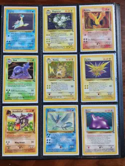 Pokemon Fossil 100% Complete Master Set 62/62 WOTC Vintage 1999 Holo Rare - Image 2