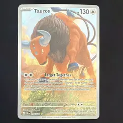 Tauros 096/086 Chaos Rising Full Art Holo Rare 130 HP Eng Pokemon Card - Image 1
