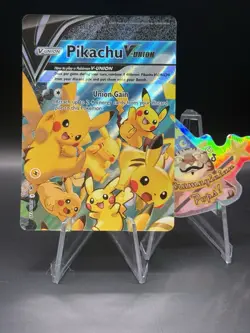 2021 Pokemon Black Star Promos Pikachu V-UNION #SWSH139 Holo (Top Left) - Image 1