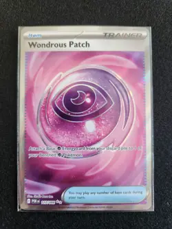 Wondrous Patch 117/088 Me03: Perfect Order Holo Pokemon Near Mint - Image 1