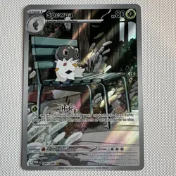 Pokemon TCG Spewpa IR Holo Illustration Rare 089/088 - Image 1