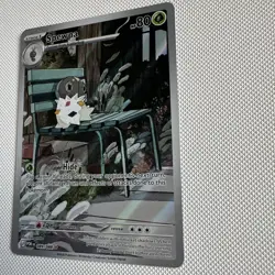 Pokemon TCG Spewpa IR Holo Illustration Rare 089/088 - Image 2