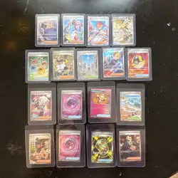 Pokemon Lot 17 Trainer Cards Morty's Conviction SIR Rosa Briar Philippe NM Holo - Image 1