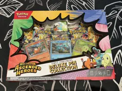 Pokemon TCG Ascended Heroes First Partners Deluxe Pin Collection Factory Sealed - Image 1