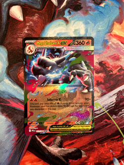 Pokemon Card - Mega Charizard X ex Phantasmal Flames 013/094 Holo - Image 1