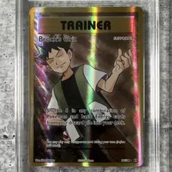 Pokemon Brock’s Grit Full Art Holo Ultra Rare Evolutions 107/108 2016 TAG 7 - Image 2