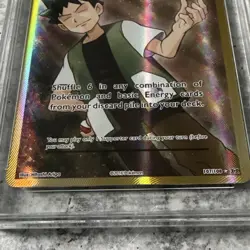 Pokemon Brock’s Grit Full Art Holo Ultra Rare Evolutions 107/108 2016 TAG 7 - Image 3