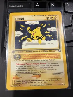 Elekid 22/111 1st Edition Neo Genesis Regular Pokemon Card LP - Image 1