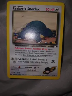 MP Pokemon TCG Rocket's Snorlax Gym Heroes 33/132 - Image 1