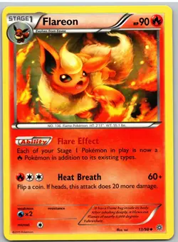 Flareon 13/98 Uncommon Ancient Origins Pokemon - Image 1