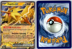 Zapdos ex 145/165 Double Rare 151 Pokemon - Image 3