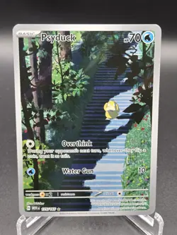 Pokemon TCG Psyduck 175/165 Scarlet & Violet 151 Illustration Rare, NM Condition - Image 1