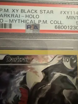 Pokemon Darkrai XY Black Star Promo XY114 Full Art Holo PSA 9 - Image 3
