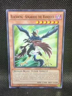 Yugioh Blackwing – Kogarashi the Wanderer LC5D-EN129 1st Edition NM Condition - Image 1