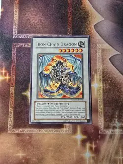 Yugioh! MP Iron Chain Dragon - CSOC-EN040 - Rare - Unlimited Edition MP - Image 1