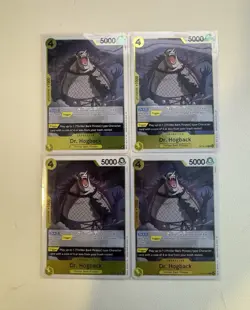One Piece Card Game Dr. Hogback OP14-110 Rare Lot 4 English - Image 1
