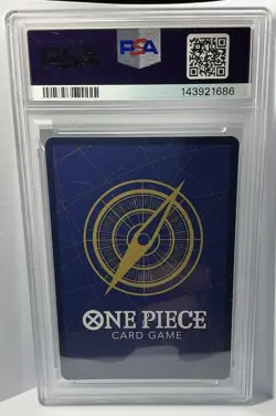 Bandai Portgas D. Ace One Piece CCG OP13-119 Carrying on His Will EN Foil PSA 10 - Image 2