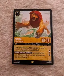 Lorcana: Simba - Pride Protector (20/204 Standard Legendary) - Image 1