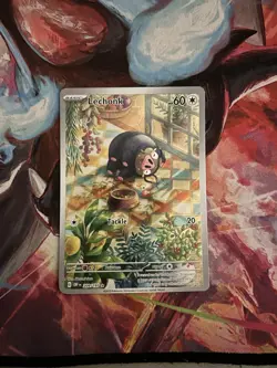 Pokemon TCG Lechonk 209/197 Obsidian Flame Illustration Rare - Image 3