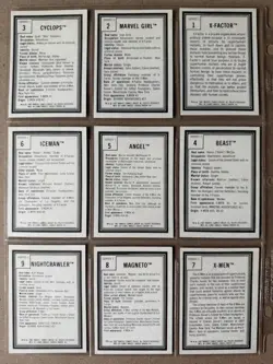 1987 Comic Images Marvel Universe Series 1 Complete Set 90 Cards EX- - Image 2